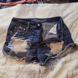 American Eagle HI Rise Feastival Shorts